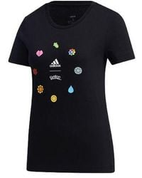 adidas - (Wmns) X Pokemon Crossover Printing Training Sports Short Sleeve - Lyst