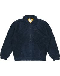 adidas - Originals Embroidered Logo Lapel Lamb's Wool Sports Jacket - Lyst