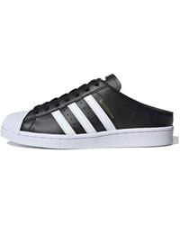 adidas - Superstar Slip-On Backless Mule 'Core' - Lyst