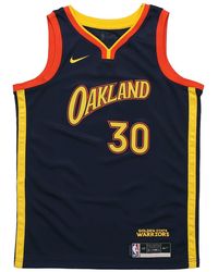 Nike - Nba Stephen Curry Golden State Warriors Jersey City Edition - Lyst