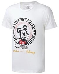 adidas - Neo X Disney Crossover Mickey Mouse Printing Sports Round Neck Short Sleeve - Lyst