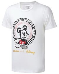 adidas - Neo X Disney Crossover Mickey Mouse Printing Sports Round Neck Short Sleeve - Lyst
