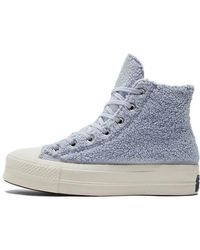 Converse - (Wmns) Chuck Taylor All Star Platform High 'Cozy Sherpa - Lyst