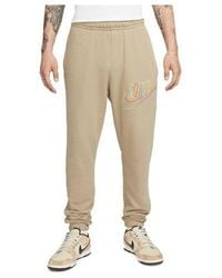 Nike - Club Fleece French Terry Pants 'Khaki' - Lyst