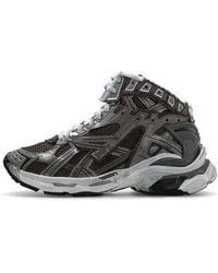 Balenciaga - Runner High Top Sneakers Nylon Suede-Like Fabric' - Lyst