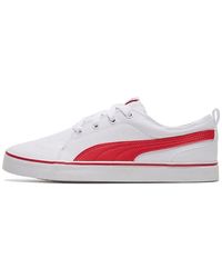 PUMA - Street Retro Low Top Casual Skate Shoes White - Lyst
