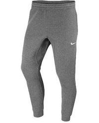 Nike - Fleece Lined Stay Warm Solid Color Casual Sports Bundle Feet Dark Pants - Lyst