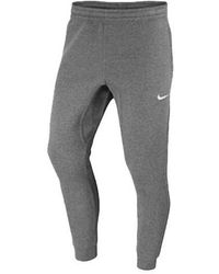 Nike - Fleece Lined Stay Warm Solid Color Casual Sports Bundle Feet Dark Grey Pants - Lyst