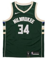 Nike - Giannis Antetokounmpo Bucks Icon Edition Nba Swingman Jersey - Lyst