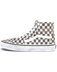 Vans - Sk8-Hi Tapered/ Washed Checkboard - Lyst