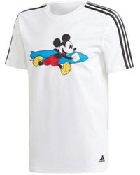 adidas - Originals X Disney 3-Stripe Tshirt 'Mickey Mouse' - Lyst