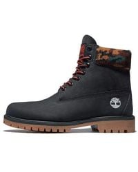 Timberland - 6 Inch Premium Boot Nubuck With Camouflage Collar' - Lyst
