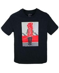 Nike - Sportswear Shoe Printing Round Neck Casual Sports Short Sleeve - Lyst