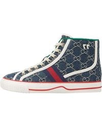 Gucci - (Wmns) Tennis 1977 High 'Denim' - Lyst
