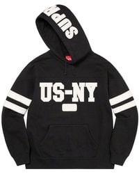 Supreme - Us-Ny Hooded Sweatshirt - Lyst