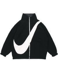 Nike - (Wmns) Large Logo Reversible Lamb's Wool Jacket - Lyst