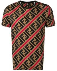 Fendi - Ss21 Ff Pattern Printing Short Sleeve - Lyst