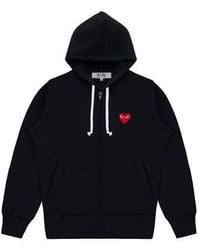 COMME DES GARÇONS PLAY - (Wmns) Zip Hooded Jacket - Lyst