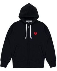 COMME DES GARÇONS PLAY - (Wmns) Zip Hooded Jacket - Lyst
