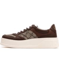 Gucci - (Wmns) Leather Gg Sneaker 'Light' - Lyst