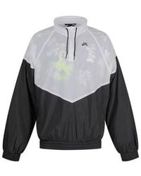 Nike - Sb Skateboard Splicing Half Zipper Long Sleeves Pullover Skateboard Sports Jacket - Lyst