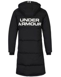 Under Armour - Long Down Bench Coat - Lyst