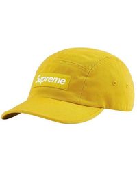 Supreme - Washed Chino Twill Camp Cap - Lyst