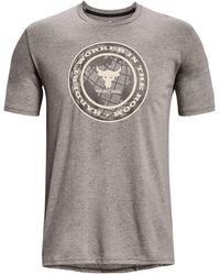 Under Armour - Project Rock Globe Short Sleeve T-shirt - Lyst