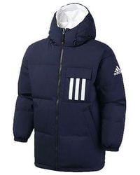 adidas - Reversible Hooded Sports Down Jacket - Lyst