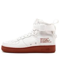 Nike - Sf Air Force 1 Mid Ivory Mars Stone - Lyst