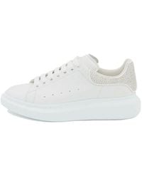 McQueen - Oversized Crystal-Embellished Sneakers - Lyst