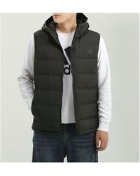 adidas - Helionic Vest Stay Warm Hooded Down Vest - Lyst