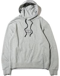 Nike - X Paris Saint-Germain Front Logo Fleece Pullover Hoodie Asia Sizing 'Dark Heather' - Lyst