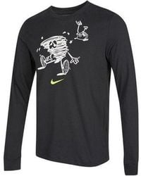 Nike - Training Athleisure Casual Sports Long Sleeves Round Neck T-Shirt - Lyst