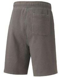 PUMA - Solid Color Drawstring Casual Shorts - Lyst