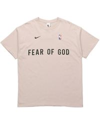 Nike - X Fear Of God X Nba Crossover Alphabet Printing Round Neck Short Sleeve - Lyst