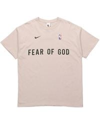 Nike - X Fear Of God X Nba Crossover Alphabet Printing Round Neck Short Sleeve - Lyst