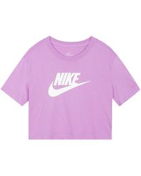 Nike - (Wmns) Sportswear Essential Round-Neck - Lyst