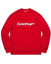 Supreme - Futura Logo Crewneck Sweater - Lyst
