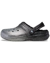 Crocs™ - Classic Glitter Lined Clogs - Lyst