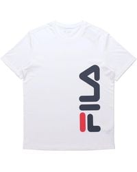 Fila - Casual Logo Printing Sports Round Neck Short Sleeve - Lyst