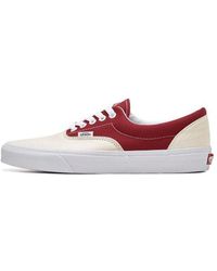 Vans - Era Breathable Wear-resistant Non-slip Low Top Casual Skate Shoes White - Lyst