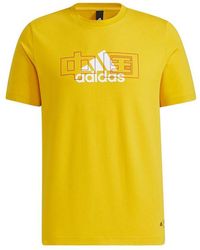 adidas - China Tee Casual Sports Round Neck Short Sleeve Couple Style - Lyst