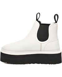 UGG - (Wmns) Neumel Platform Chelsea Boot 'Pebbled' - Lyst