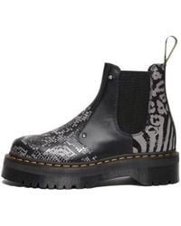Dr. Martens - 2976 Quad Platform Animal Print Boots - Lyst