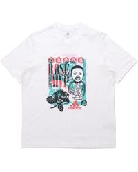 adidas - Rose Avatar Mvp Casual Sports Cartoon Printing Short Sleeve - Lyst