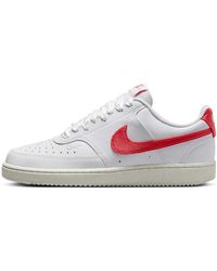 Nike - Hv5246-100 Court Vision Lo Nn White/magic Ember-sail Uk 4 - Lyst