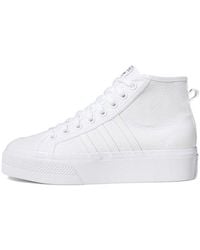 adidas - (Wmns) Nizza Platform Mid 'Triple' - Lyst