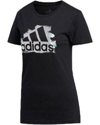 adidas - (Wmns) I See You Badge Of Sport Tee - Lyst