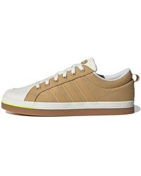 adidas - Neo Bravada Wear-resistant Non-slip Casual Skateboarding Shoes Brown Yellow - Lyst